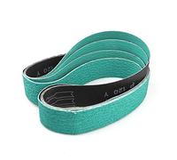 JWOO Bandes abrasives abrasives en zircone, 4 pièces, 1220x50mm, 48x2 Pouces, Outil d'affûtage des Couteaux, 40#60#80#120#, Assorties (Color : Mix, Size : 1220x50mm)