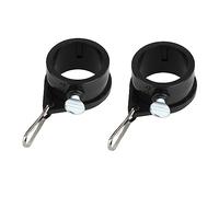 JWQFBC 2 Pièces Anneaux de Montage pour Mât de Drapeau Anti- Clips Drapeau Rotatifs Crochets pour Œillet Supports pour Fixations Installation Rapide E, 1,26 Pouces