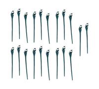 JWQFBC 20 Pièces Piquet Sol Porte-Lampe Allée Noël Jardin Fixation Lumière Extérieure Installation Simple Convient pour Décoration Fêtes Cadeaux Cour, Vert