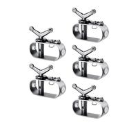 JWQFBC 5 Pièces Treuil pour Bâche de Piscine Câble Tendeur Acier 30m Réutilisable Aluminium Kit de Fixation pour Bâche d'hiver Piscine Convient Garage Jardin, Seulement 5 Treuils
