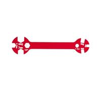 JWQFBC ourche En Aluminium Réglable, Outil Multifonctionnel Portable, Idéal pour Le Modélisme RC, L'atelier et L'usage Personnel, Rouge