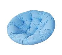 JWQFBC Coussin pour Fauteuil Hamac, Coussin pour Fauteuil à Bascule, Confortable, élégant, Rond, Polyvalent, Respirant, Tapis de Chaise de Jardin, Bleu
