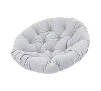 JWQFBC Coussin pour Fauteuil Hamac, Coussin pour Fauteuil à Bascule, Confortable, élégant, Rond, Polyvalent, Respirant, Tapis de Chaise de Jardin, Gris
