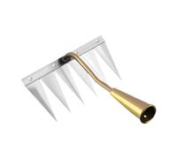 JWQFBC Désherbeur Manuel Extracteur de Mauvaises Herbes Outil Détachable pour Le Jardin Griffe Solide Acier Manganèse Adapté Aux Travaux de Désherbage, 6 Dents