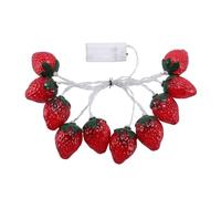 JWQFBC Fraise LED Ornement Original Polypropylène Mat Ambiance Douce Multi-Utilisation Convient Au Mariage Chambre Anniver