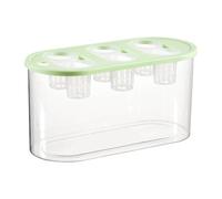 JWQFBC Growing Hydroponique Rectangulaire avec 6 Trous Boîte à Plantes Outil de Culture Horticole Récipient de Plantation Transparence pour Cultivati, Vert