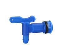 JWQFBC Robinet Remplacement Valve Tonneau Connecteur Bidon Kit Adaptateur Tuyau Joint Robuste Matériau PP Montage Aisé Résistant Adapté Au Stockage Eau, Bleu