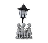 JWQFBC Statue Solaire de Jardin Ornement Amour Résine Lanterne Baiser Kiss Couple Décoratif Adaptée à la Pelouse Patio Maison Événement