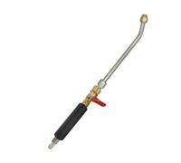 JWQFBC Tige de Soupape de Nettoyeur Haute Pression avec Lance D'Extension Raccord Rapide Adaptateur Flexible en Cuivre Acier Inoxydable Installation Simple A, Courbé à 25 Degrés