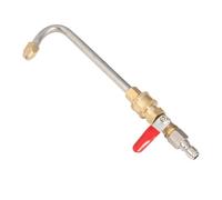 JWQFBC Tige de Soupape Nettoyeur Haute Pression Lance Flexible Raccord Rapide Adaptateur pour Tuyau Robuste Accessoire Facile à Installer en Acier Inoxydable, Coude à 90 Degrés