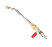 JWQFBC Tige de Soupape Nettoyeur Haute Pression Lance Flexible Raccord Rapide Adaptateur pour Tuyau Robuste Accessoire Facile à Installer en Acier Inoxydable, Coude à 30 Degrés
