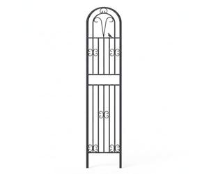JWQFBC Treillis Jardin pour Plantes grimpantes extérieur, Support en métal Robuste pour Rosier grimpant, 2,2 m Haut x 50 cm Large, Noir, 220cm de Hauteur, 50cm de Largeur