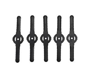 Jwthee 30 pcs String Trimmer Heads Lames remplacer, coupeur en Plastique Remplacement des têtes Wacker têtes de Mauvaise Herbe