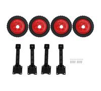 Jwthee Roue de Support de Coupes-Herbe, Fixation de Roue de Coupes-Herbe | Roues auxiliaires amovibles réglables universelles pour arbre de 0,98 à 1,1 pouces, guide de coupes de jardin