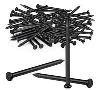 jwtyu 35 Pièces de clou à béton 80 mm Clous Pointe clous en acier clous, vis et fixations petit clou pour usage intérieur et extérieur