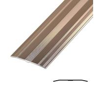 JXNVHJ Bande De Transition De Sol en Aluminium - Largeur 6 Cm Barre De Seuil Profilé De Transition, Disponible en Plusieurs Finitions(Rose Gold,90cm)