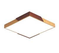 JXYDJH Plafonnier LED À Cadre En Bois Abat-jour Créatif En Fer À L'aspect