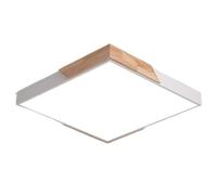 JXYDJH Plafonnier LED À Cadre En Bois Abat-jour Créatif En Fer À L'aspect
