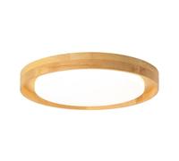 JXYDJH Plafonnier Moderne En Bois, Style Japonais, Forme Ronde Plate