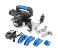 JXYQ Cintreuse électrique pour Tubes, kit de cintrage hydraulique pour Tubes en cuivre, coude à 90° pour Tubes de 6,35 mm à 22,2 mm, Comprend 4 moules et 2 Composants pour Coudes inversés.