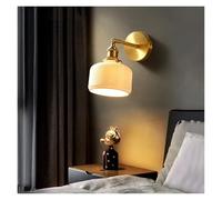JYBNBBE Lampe murale d'intérieur en laiton pour salon, chambre à coucher, lampe de chevet rétro, hôtel, couloir, lampe murale, éclairage pour chambre à coucher, lumière chaude