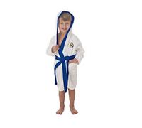 JYC CREATIVE Peignoir Real Madrid pour adultes et enfants, cadeaux pour fans de Madrid, cadeau pour homme, garçon, père, garçon, fille,
