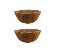 JYCAR Lot de 2 sacs ronds en fibre de coco de 40 cm pour panier suspendu en fibre de coco naturelle pour intérieur ou extérieur