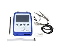 JYETech WAVE2 Oscilloscope de Stockage Numérique Portable à 2 Canaux et Générateur de Fonctions - DSO 15801 Entièrement Assemblé et Testé avec Batterie, écran Tactile Couleur de 2,4 po et Sonde 2 BNC