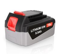 JYJZPB 18V 5,5Ah Batterie de Remplacement pour Black Decker 18V, Batterie pour Black et Decker BL4018 BL2018 BL2018-XJ BL1518 BL1518-XJ BL2518 LBX20