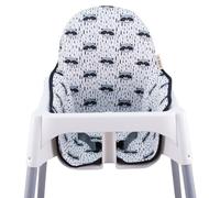 JYOKO KIDS Coussin pour le chaise haute Compatible avec Ikea Antilop, 100% Coton (RACCOON)
