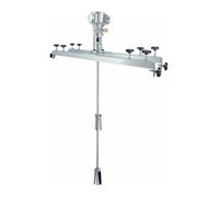 JYPIINFS Agitateur d'air 1 tonne, mélangeur de peinture pneumatique 0-2500 tr/min, machine à mélanger de peinture réglable de 75 à 120 mm, pour dissoudre d'encre