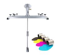 JYPIINFS Agitateur d'air pour réservoir, mélangeur pneumatique de 1 000 L, agitateur pneumatique à air, outil de mélange de peinture, hélice pliable, avec support de suspension (H003)