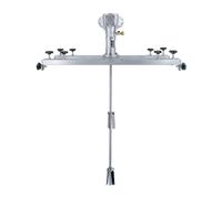 JYPIINFS Mélangeur pneumatique de réservoir de 1 tonne, machine à mélanger la peinture, longueur de la tige de mélange 95 cm, hélice pliable pneumatique, avec support de suspension (H003)