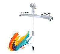JYPIINFS Mélangeur pneumatique de réservoir, machine à mélanger la peinture, hélice pliable, avec support de suspension, pour agitateur de dissolution d'encre (H005)