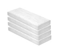 Jyvex Lot de 4 rouleaux de laine de céramique pour bioéthanol, 300x100x25mm - Éponge pour cheminée, ouate de verre et éponge en céramique pour brûleur à bioéthanol, accessoire pour cheminée à éthanol