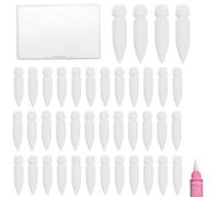 JYXNU 40 Pièces Pointes de Rechange Souples pour Marqueurs Acryliques, Compatibles Guangna, Mines Souples et Résistantes pour Art, DIY et Écriture, Peinture Accessoires Pratiques Nylon