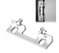 JYYWTSI Pièce de rechange de type 115 pour tôles de fermeture - 46 x 14,4 x 9 mm - Réglable - Espacement des trous des vis : 32 mm - Pièce à visser pour ouvre-porte standard en métal avec vis