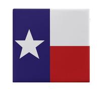 JZemdybill Galette de chaise carrée pour yoga, salon, balcon - Drapeau du Texas