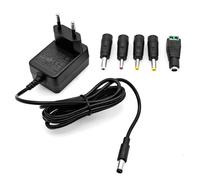 JZK 10 W 5 V 2 A Alimentation avec connecteur 5,5 x 2,1 mm et 5 connecteurs alternatifs 5,5 x 2,5 mm, 3,5 x 1,35 mm, 4,0 x 1,7 mm, 4,8 x 1,7 mm, borne LED, adaptateur secteur/chargeur pour ruban LED