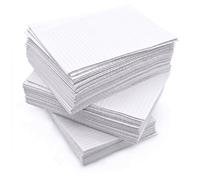 JZK 60x Tapis Tatouage Bavoirs Dentaires 45 X 33 Cm Tapis Papier Jetables Absorbants Imperméables Protège Plateaux Pour Chariots Salon Beauté Protections Bureau Table Manucure Onglerie, Blanc