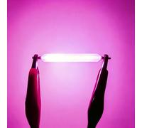 JZLBBC 100pcs Led Filament Rigide 3VDC Edison LED Ampoule Pièces Rose pour la réparation solaire de lumière de jardin, DIY Fonctions basse tension (26MM/rose)
