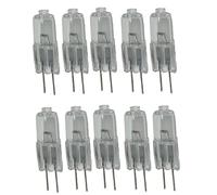 JZLBBC 10Pc Ampoule G4 24V 20W Lampe Halogène Basse Tension G4 Dimmable Capsule Transparente Ampoules Halogènes G4 2 Broches Blanc Chaud,35W