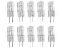 JZLBBC 10Pc Ampoules Halogènes G4 220V 10W Ampoule Halogène G4 Lampe Halogène G4 Basse Tension Blanc Chaud Dimmable,50W