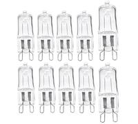 JZLBBC 10Pc G9 230V 20W 40W 60W Dimmable Ampoule Halogène G9 Lampe De Base À Broche Halogène Ampoule G9 Lampe Blanc Chaud,20W