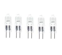 JZLBBC 5Pc G4 20W 24V 35W 50W Lampe Halogène Basse Tension G4 Lampe Halogène G4 Ampoule Halogene G4 Bi-Pin Base Dimmable Blanc Chaud,10W