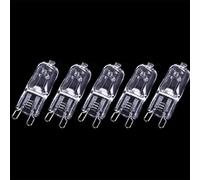 JZLBBC 5PC G9 Ampoules halogènes 120V 40W Xénon Petite Ampoule G9 230V 20W pour lustres, lampe Spot Down, Lampes d’armoire Blanc chaud 230V 40W