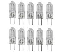 JZLBBC Ampoule Halogene G4 12V 10W Lampe Halogène Basse Tension G4 Ampoule G4 Lampe À Capsule Transparente 2 Broches Dimmable Blanc Chaud,10W,10Pc