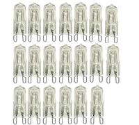 JZLBBC Ampoules Capsule G9 40W 220V 60W Capsule Transparente Lampe Halogène G9 Ampoules Blanc Chaud Dimmable,20W,20Pc