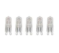 JZLBBC Ampoules Halogènes G9 230V 20W Capsule Ampoule G9 Lampe De Base Halogène Ampoule Lampe G9 Blanc Chaud Dimmable,40W,5Pc