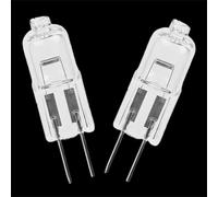 JZLBBC Cristalline Capsule Halogène G4 6V 12V 24V 220V Ampoules halogènes G4 10W 20W 35W 50W Lampe halogène tungstène blanc chaud 5PC 220V-20W